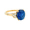 Bague 53 Bague Mauboussin, centrée d'un saphir ovale encadré de diamants. 58 Facettes 31233