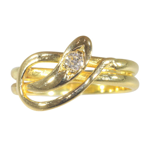 Bague 54 Bague serpent années 1900 58 Facettes 23167-0367