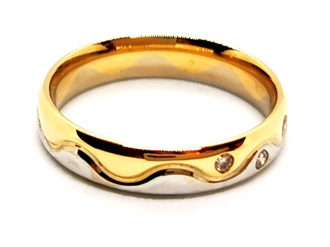 Bague 49.5 Bague Alliance Or jaune Diamant 58 Facettes 1719171CN