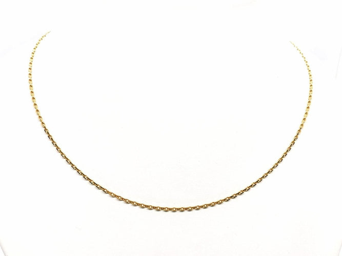 Collier Collier Maille forçat Or jaune 58 Facettes 1667989CN