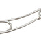 Collier Sautoir Hermès "Double Chaîne d'Ancre Punk" en argent. 58 Facettes 31017