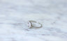 Bague marguerite platine et diamants 58 Facettes