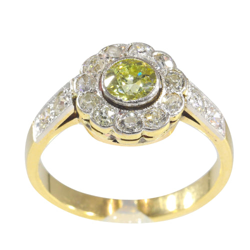 Bague 55 Bague de fiançailles, diamant, or 58 Facettes 23081-0049