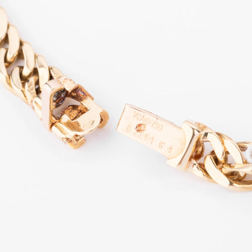 Bracelet Bracelet en or jaune et diamant ,rubis cabochon de la maison Van Cleef and Arpels 58 Facettes 0