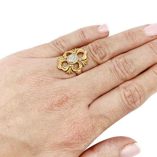 Bague Bague Buccellati, "Opéra", deux ors et diamants. 58 Facettes 30737