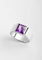 Bague 53 Bague CARTIER Tank Améthyste Or Blanc 750/1000 58 Facettes 64610-60757