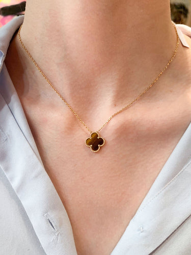 Collier Collier Alhambra Van Cleef & Arpels Oeil de tigre 58 Facettes