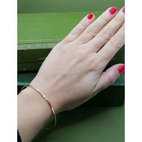 Bracelet Bracelet jonc or jaune 58 Facettes 2733