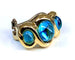 Boucles d'oreilles Boucles d’oreilles Topazes cabochons 58 Facettes AB234