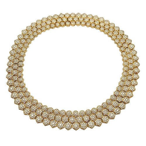 Collier Collier Piaget "Glancy" en or jaune et diamants. 58 Facettes 30887
