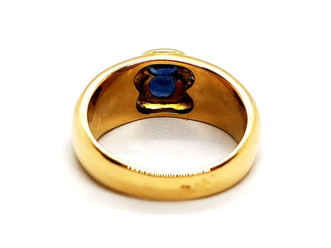 Bague 54 Bague Or jaune Saphir 58 Facettes 1161973CD
