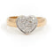 Bague 47 Bague Coeur Or jaune Diamant 58 Facettes 1984322CN