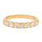 Bague 53 Bague demi alliance Or jaune Diamant 58 Facettes 2405914CN