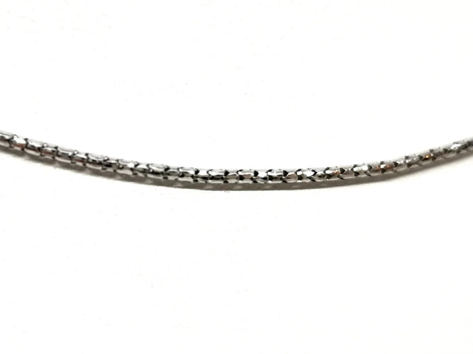 Collier Collier Maille serpentine Or blanc 58 Facettes 1660417CN