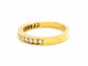 Bague 53 Bague Alliance Or jaune Diamant 58 Facettes 578768RV