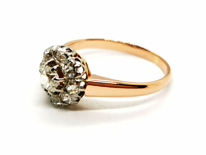 Bague 50 Bague Art déco Or rose Diamant 58 Facettes 1512560CN