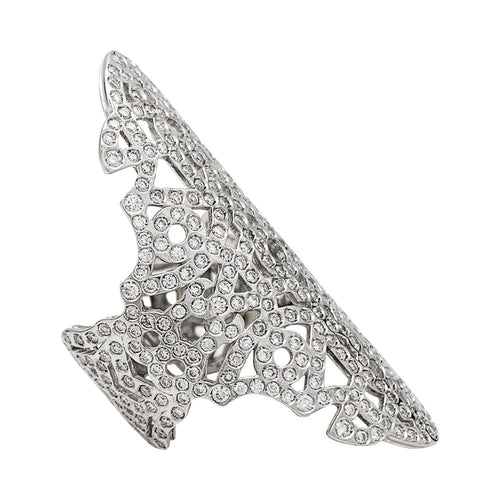 Bague 54 Bague Repossi "Maure" en or blanc et diamants. 58 Facettes 30813