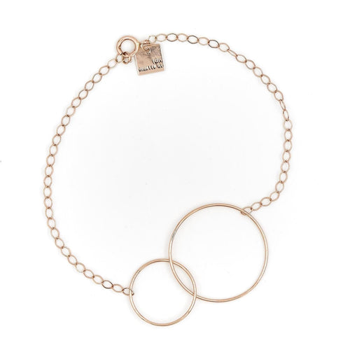 Bracelet Ginette NY Bracelet Tiny Fusion Bracelet Or rose 58 Facettes 2199945CN