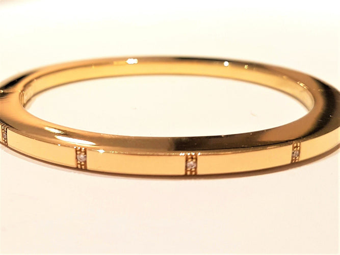 Bracelet Bracelet Jonc Or jaune Diamant 58 Facettes 00406CN