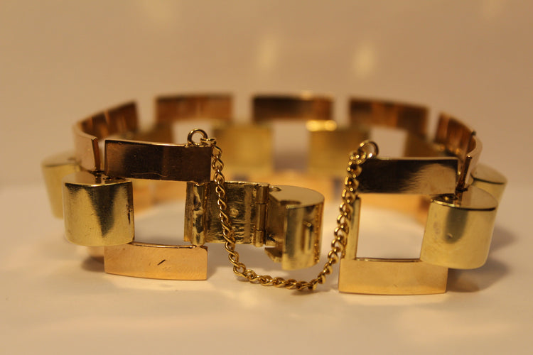 Bracelet Bracelet Tank Or jaune 58 Facettes 11024D