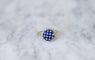 Bague Bague damier, émail, et diamants 58 Facettes