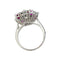 Bague 51 Bague diamant 2,22 carats à entourage diamants et rubis. 58 Facettes 31467