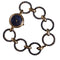 Bracelet Montre bracelet signée Alexis Barthelay or jaune et saphirs "Nuit Etoilée" 58 Facettes 302