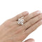 Bague 50 Bague Louis Vuitton or blanc. 58 Facettes 31899