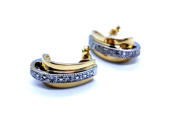 Boucles d'oreilles Boucles d'oreilles Or jaune Diamant 58 Facettes 997147CN