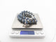 Collier vintage collier HERMES perles de jaspe bleu et argent massif 39cm 58 Facettes 256014