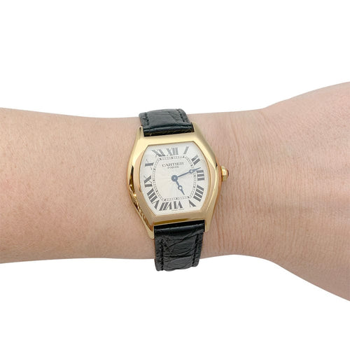 Montre Montre Cartier, "Tortue", or rose. 58 Facettes 31958