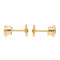 Boucles d'oreilles Boucles d'oreilles Puces Or jaune Emeraude 58 Facettes 2303220CN