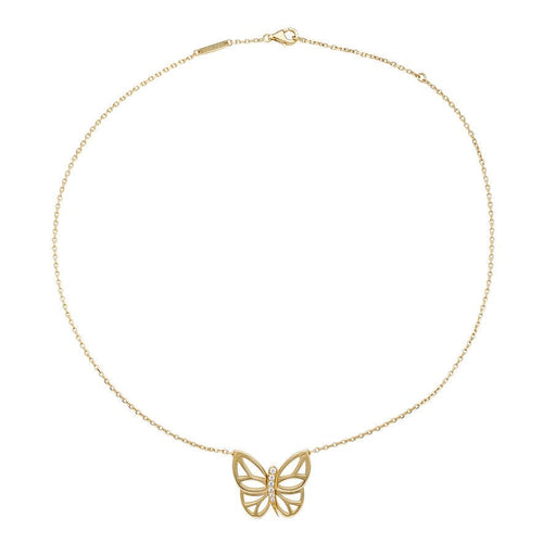 Collier Collier Van Cleef & Arpels "Papillon" en or jaune et diamants. 58 Facettes 31825
