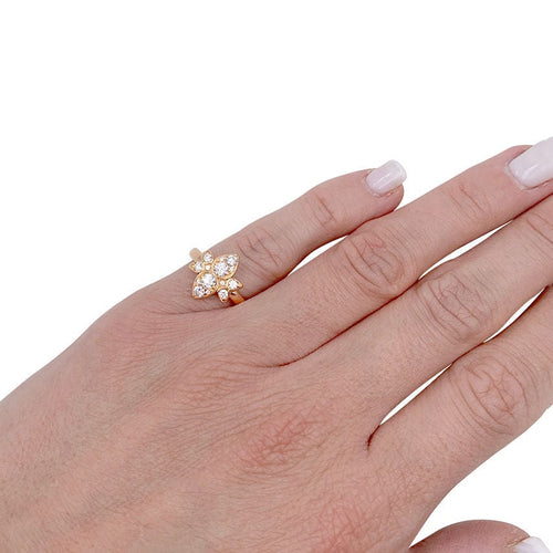 Bague 47 Bague Cartier, "Inde Mystériseuse", or rose, diamants. 58 Facettes 32433
