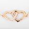 Collier Collier or rose Dinh Van formant 2 cœurs 58 Facettes