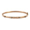 Bracelet Bracelet "VY" Or rose Zircons 58 Facettes BO/230080