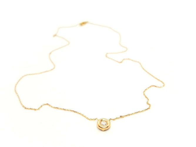 Collier Collier Or rose Diamant 58 Facettes 579115RV