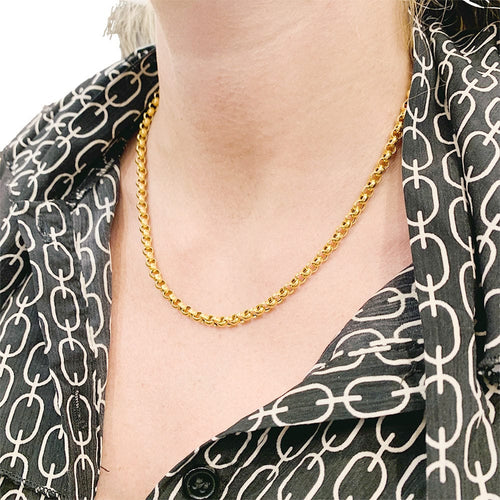 Collier Chaîne vintage en or jaune. 58 Facettes 32817
