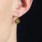 Boucles d'oreilles Dormeuses émeraudes et or 58 Facettes 15-397