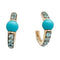 Boucles d'oreilles Boucles d'oreilles Pomellato, "M'ama non M'ama", or rose, pierres de couleurs. 58 Facettes 31996