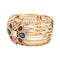 Bracelet Bracelet Manchette Chanel "San Marco" or rose, diamants et spinelles. 58 Facettes 31122