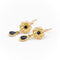 Boucles d'oreilles Boucles d'oreilles dormeuses Or jaune Saphir 58 Facettes 1883903CN