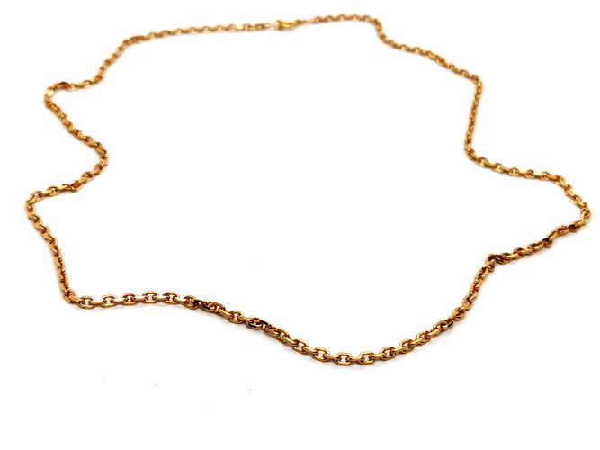 Collier Collier Maille forçat Or jaune 58 Facettes 1186401CN