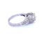 Bague 55 Bague de fiançailles diamant Art Déco 58 Facettes