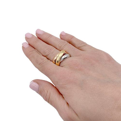 Bague 57 Bague Cartier "Trinity" 3 ors, grand modèle. 58 Facettes 32543