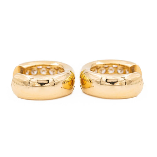 Boucles d'oreilles Boucles d'oreilles Créoles Or jaune Diamant 58 Facettes 2486677CN