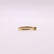 Bague Solitaire en or jaune et diamant serti clos 58 Facettes