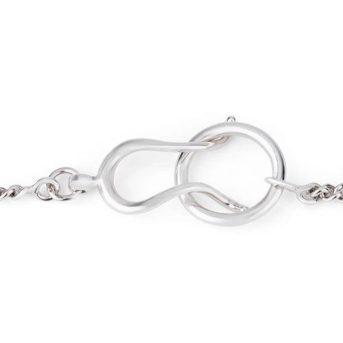 Collier Hermès - Collier Sautoir "Arabesque" Argent 58 Facettes 1