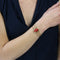 Bracelet Bracelet chaines or et fermoir camée corail 58 Facettes CVBR51