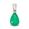 Pendentif Pendentif Or blanc Emeraude 58 Facettes 2594209CD